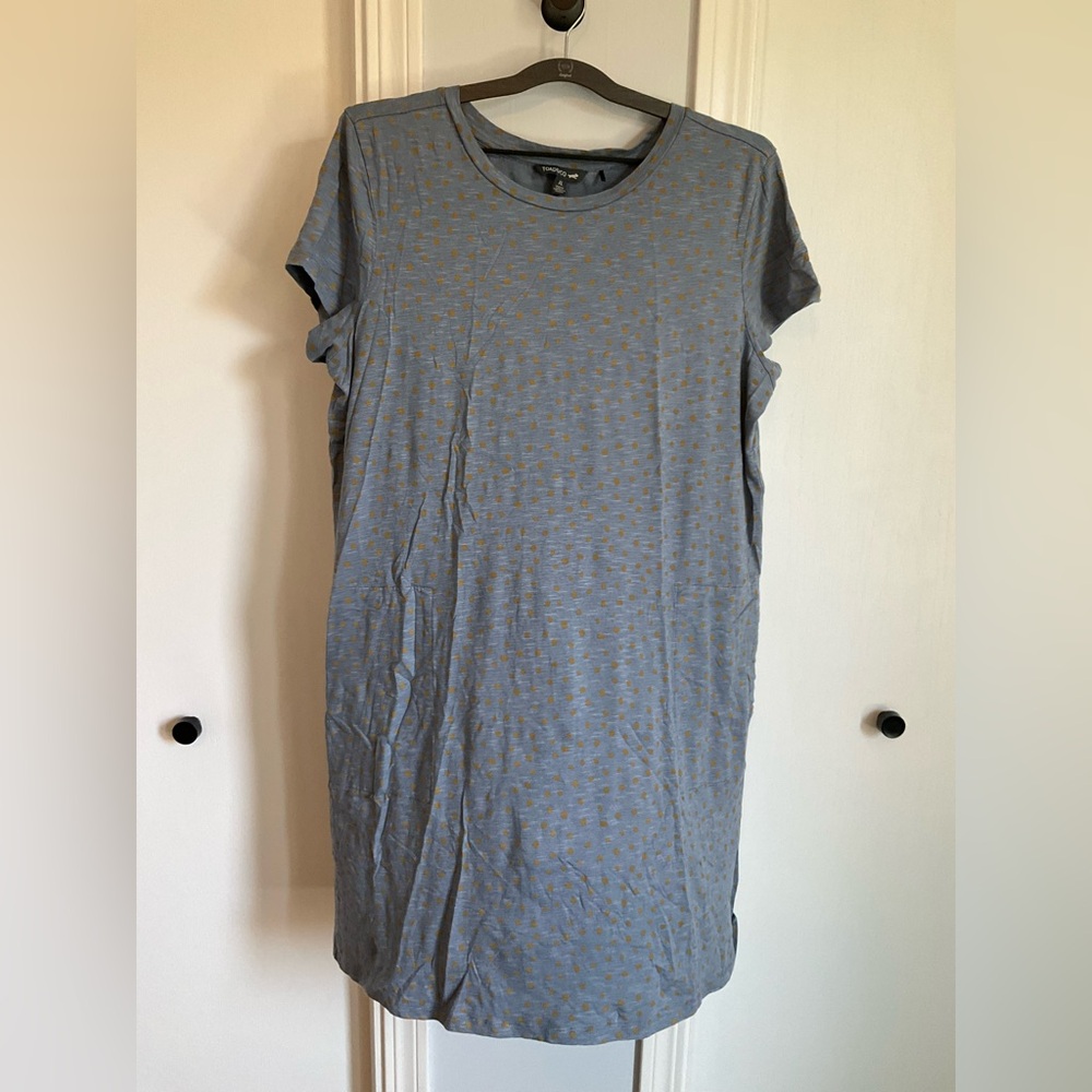Windmere II dress in flint stone dot